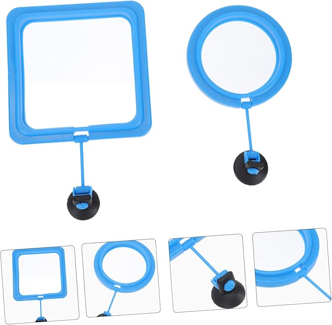 2pcs Fish Feeding for Aquariums Floating Feeder Circles for Flake Foods and Granular Fish Food for and Tropical