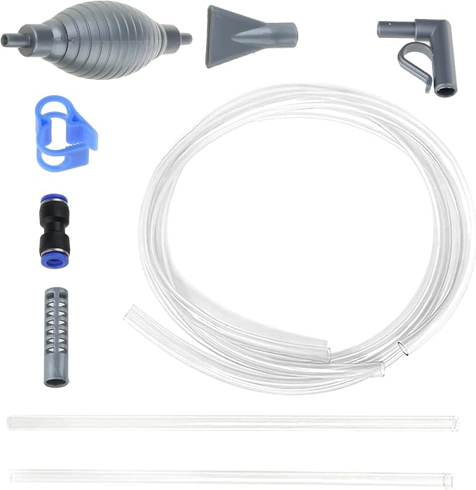 Aquarium Water Change Fish for Siphon Gravels with Long Hose Small Tanks Maintenance Tool