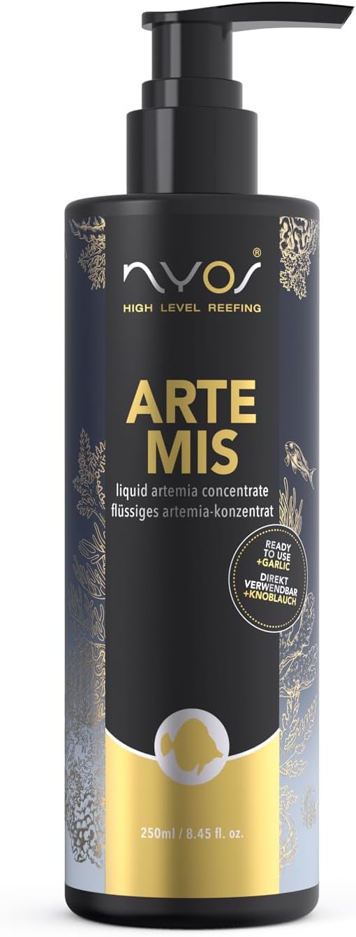 NYOS® Artemis - Liquid Artemia Concentrate for Reef Aquariums - Nutrient-Rich Zooplankton - Premium Coral & Fish Food - 250ml