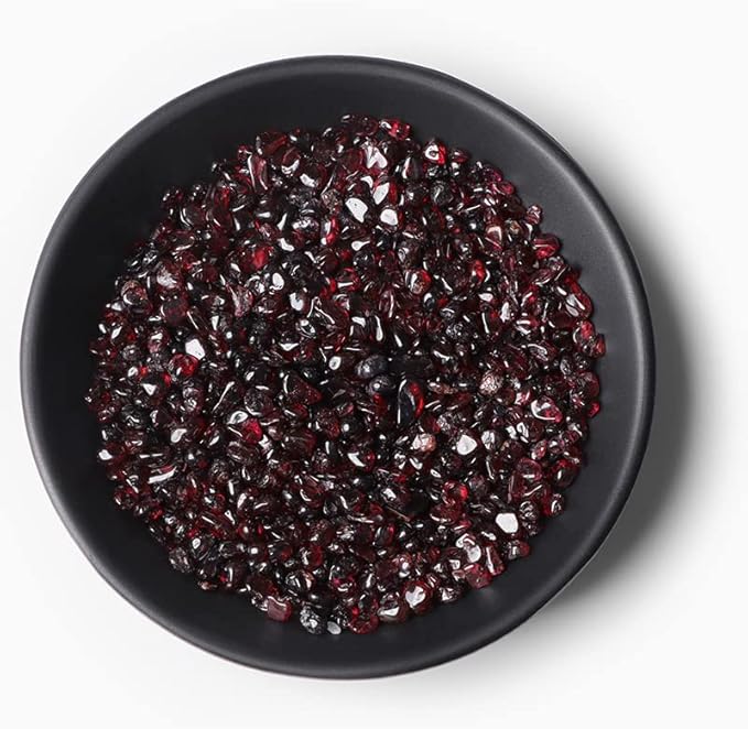 3-5MM Natural Stone Gravel Quartzs Agat Jaspers Chips Minerals Tumbled Specimen Stone Home Aquarium Decoration,NO.12 Garnet,20g