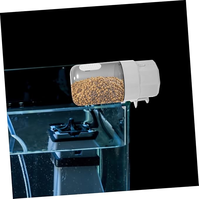 TOYANDONA Automatic Fish Feeder for Aquarium Timing Dispenser for Goldfish Betta Tortoise Capacity Easy Installation Smart Feeding for Healthy Fish Growth
