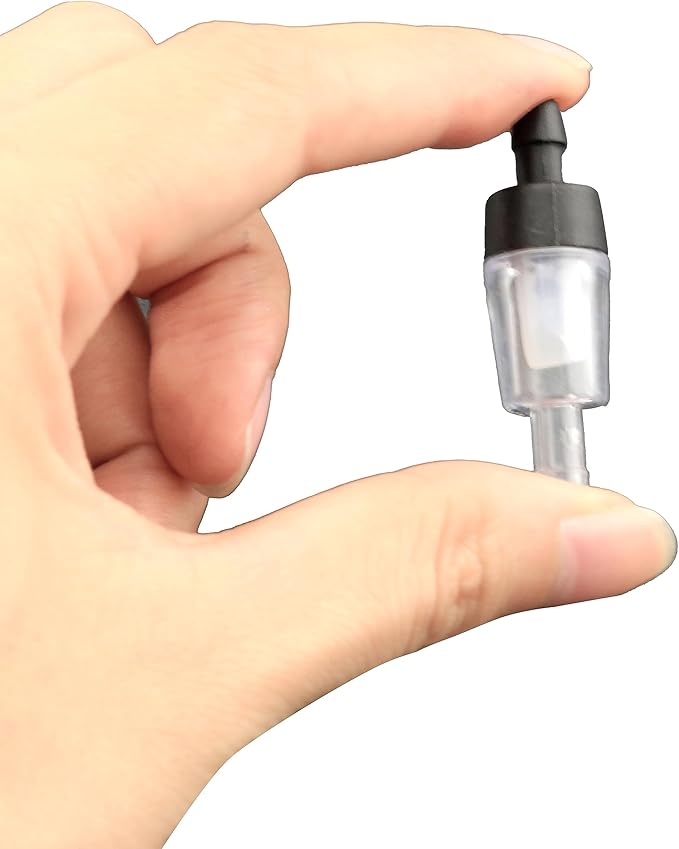 20pcs Aquarium Air Pump Check Valves Air Line Valve Aquarium Air Pumps One Way Non-Return Check Valve for Fish Tank