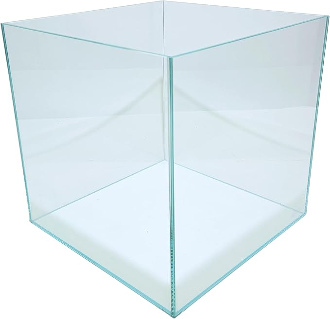 Lifegard Aquariums - 15 Gallon Cube Low Iron Ultra Clear Glass Tank 6mm - 15.63''X15.63''X15.63''