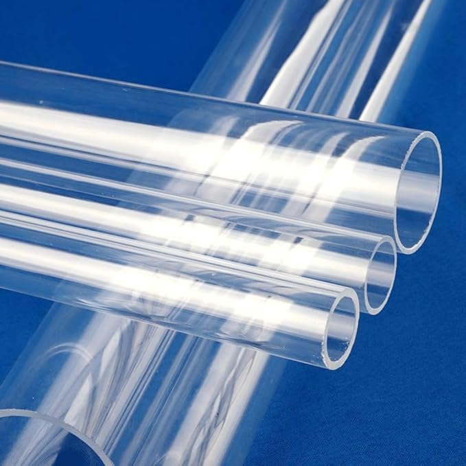 60cm Length Big Size Clear Acrylic Tube 1pcs, for Fish Tank Aquarium Supplies Hydroponics Watering Transparent Pipe (Size : 90mm)