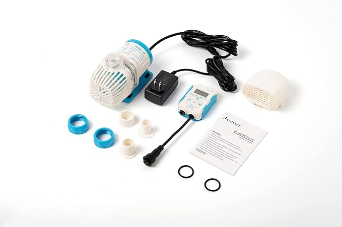 Jecod EP Smart DC Pump with LCD Display Controller for Saltwater Tank (EP-3500M, 925GPH)