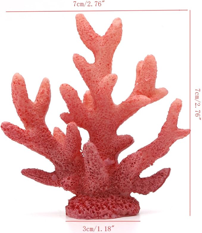Aquarium Artificial Resin Coral Tree Underwater Ornament Landscape Decoration