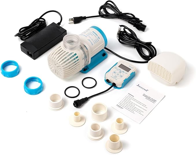 Jecod EP Smart DC Pump with LCD Display Controller for Saltwater Tank (EP-10000M, 2641GPH)