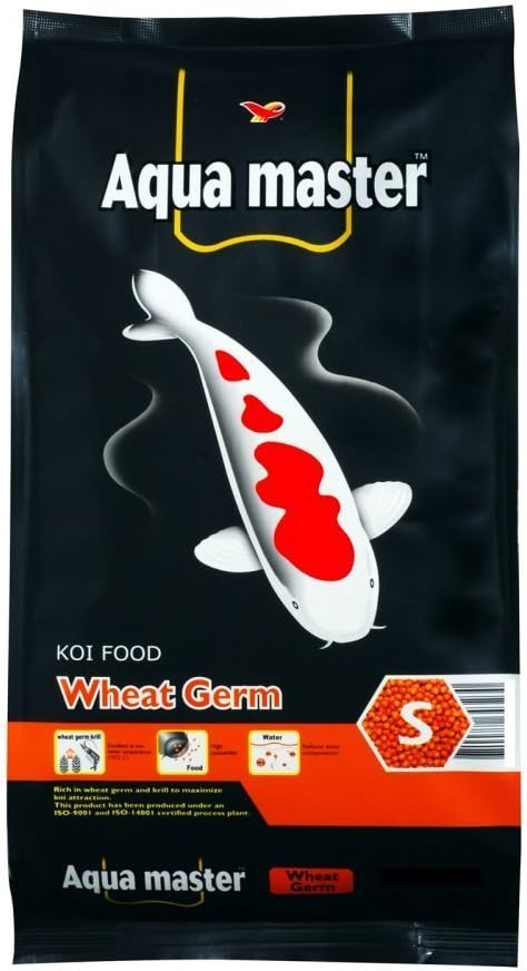 Aqua Master Wheat Germ Fish Food, 22-Pound/Bag, Large