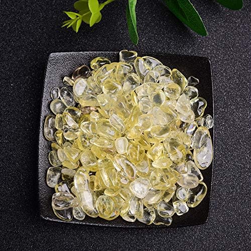50/100g Natural Stones Gravel Crystals Chip Quartz Minerals Tumbled Agates Specimen Gemstones Home Aquarium Decor,Citrine,50g