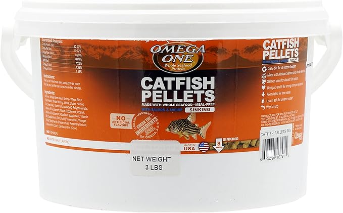 Omega One Shrimp Pellets, Sinking, 3 lb