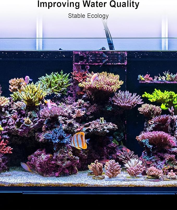 OCHIKI 4 Sets Aquarium Tank Filter Maintenance Kit Fit for AquaClear 50, Three-Stage Filtration Tank Carbon Filter & Foam Filter & Ceramic Rings & Bags for 20 to 50 Gallon Aquariums