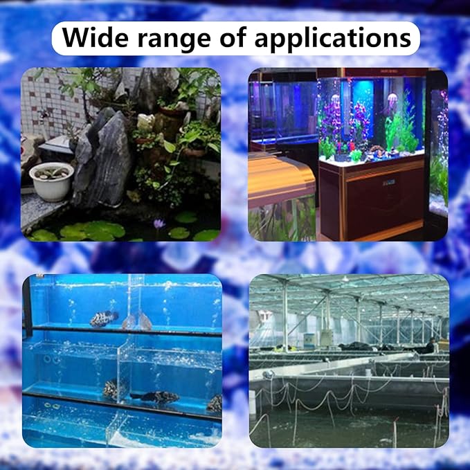 Air Stone Bar Bubble Diffuser Set 8 Inch Fish Tank Air Bubble with Suction Cups Air Stone for Aquarium Fish Tank, Aquarium