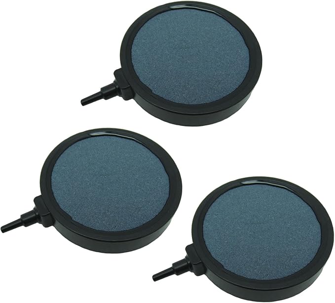 CNZ Bubble Disk Round Air Stone (5" 3-Pack)