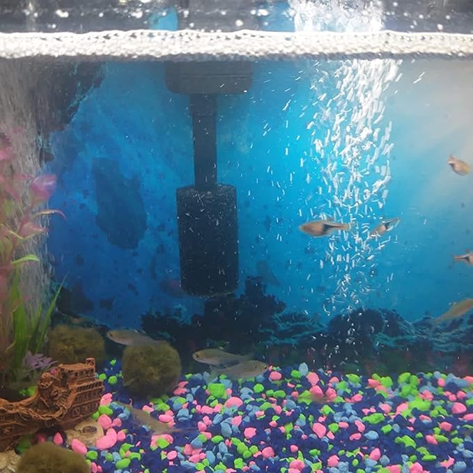 Pre-Filter Sponge Aquarium Filter Intake Cover Aquarium Filter Sponge Foam Rolls Compatible Filter Accessories Replacement Aquarium Filter Media for Fish Tank, Large Hole