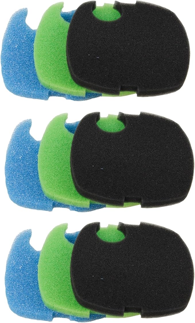 AQUANEAT 9 pcs Replacement Aquarium Canister Filter Pads Compatible with SUNSUN HW-304B/404B/704B/3000 CF500 Filter Pads Bio Sponges