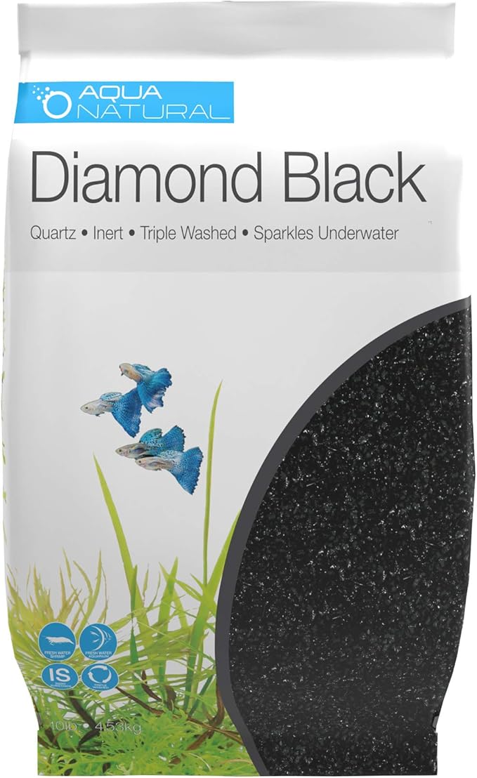 Aqua Natural Bio Substrate and Dry Substrate kit for New and existing Aquariums, Diamond Black, BIOKIT004