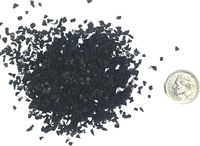 IPW Industries Inc. - 5lbs. Activated Charcoal Carbon - Mesh Coconut Shell GAC Media for Whole House Water Filtration & Aquarium Tanks' Water Purifier 8x16 Mesh