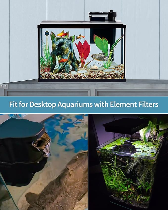 Pawfly Filter Cartridge for Top Fin EF-S Element and BF5 BETTAFLO, Replacement EF-S Filter Cartridge for Fish Tank (12 Pack)