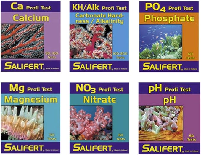 Salifert Master Reef Testing Combo Kit - Saltwater Aquariums