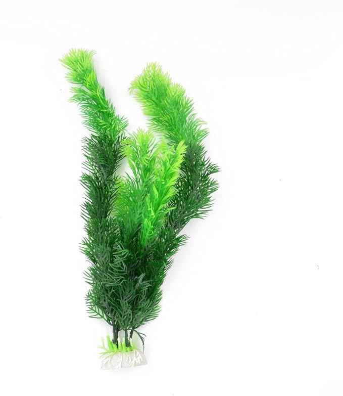 CNZ Aquarium Decor Fish Tank Decoration Ornament Artificial Plastic Plant Green 10pcs Grass 12-inch