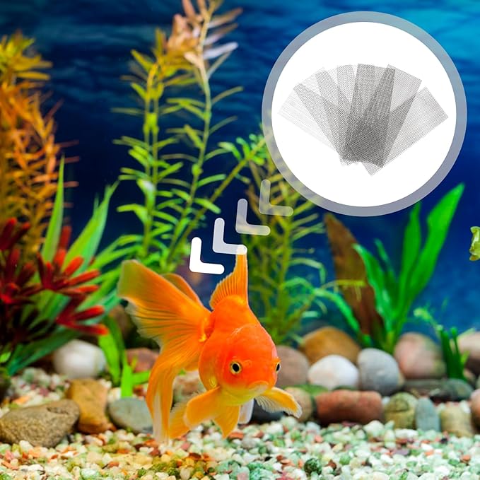 Beaupretty 10pcs Aquatic Planting Mesh Moss Fixed Net Stainless Steel Net Aquatic Moss Mesh Fish Tank Accessory Aquarium Grass Fixed Fish Tank Plant Plant Aquarium s