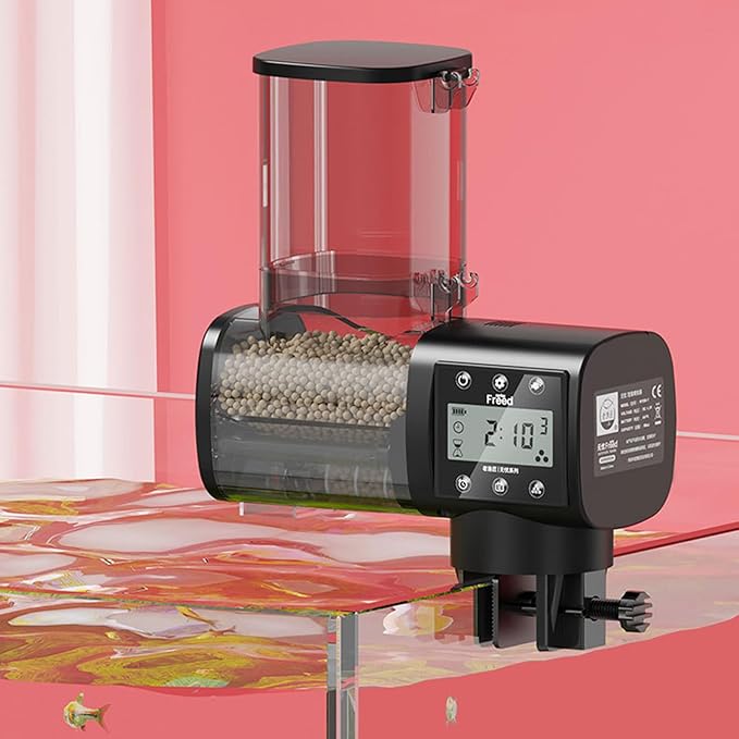 Fishtank Automatic Feeder Timing Fish for Aquarium Travel Dispenser Automatic Feeder