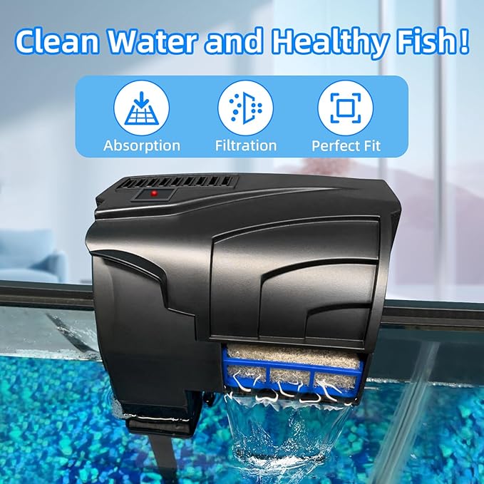 AQUANEAT 24-Pack Replacement Ammonia Reducer Pads Compatible with Aqueon QuietFlow 10 LED PRO and SmartClean 10-20 Gallons Aquarium Power Filter
