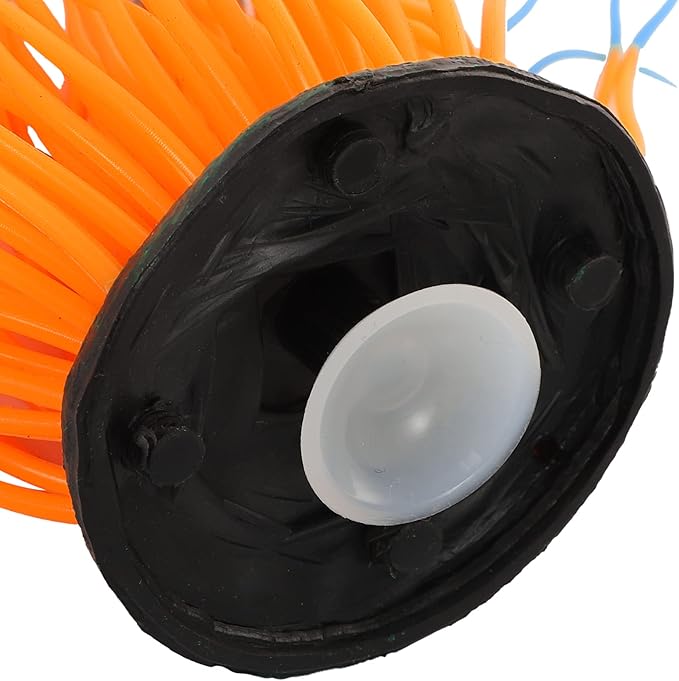 VOCOSTE Soft Silicone Glowing Aquarium Simulation Coral 4.33", Fluorescence Floating Aquatic Artificial Coral for Fish Tank Decoration, Orange
