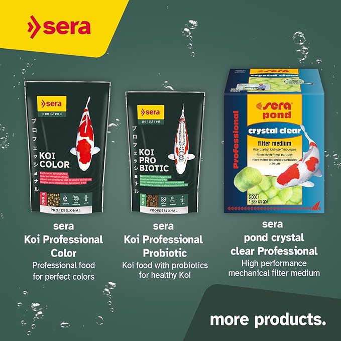 Sera Koi Professional Summer 4.85lb | Energizing for Warm Seasons | Optimal Growth & Strong Immune System | Rich in Vitamins, Minerals, Proteins | for Water Temperatures Above 63°F