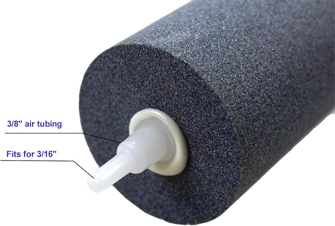 AQUANEAT Aquarium Air Stones 6x2 inch 10 pcs, Large Airstone, Aerator Bubble Diffuser, Air Pump Accessories Air Stones for Aquariums, Hydroponic, Ponds and Fish Tanks