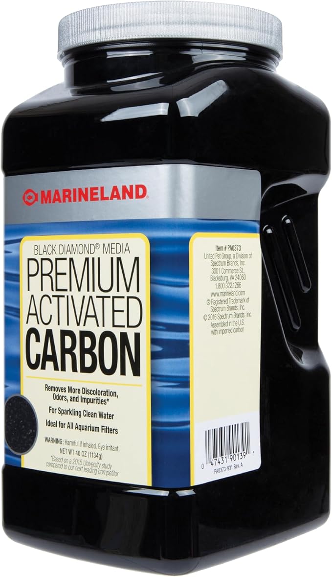 Marineland Black Diamond Premium Activated Carbon Filter Media, 40 oz