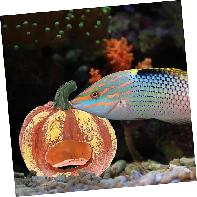LIOOBO 2pcs Resin Fish Cave Wear-Resistant Decorative Aquarium Decor for Fall Aquarium Decor