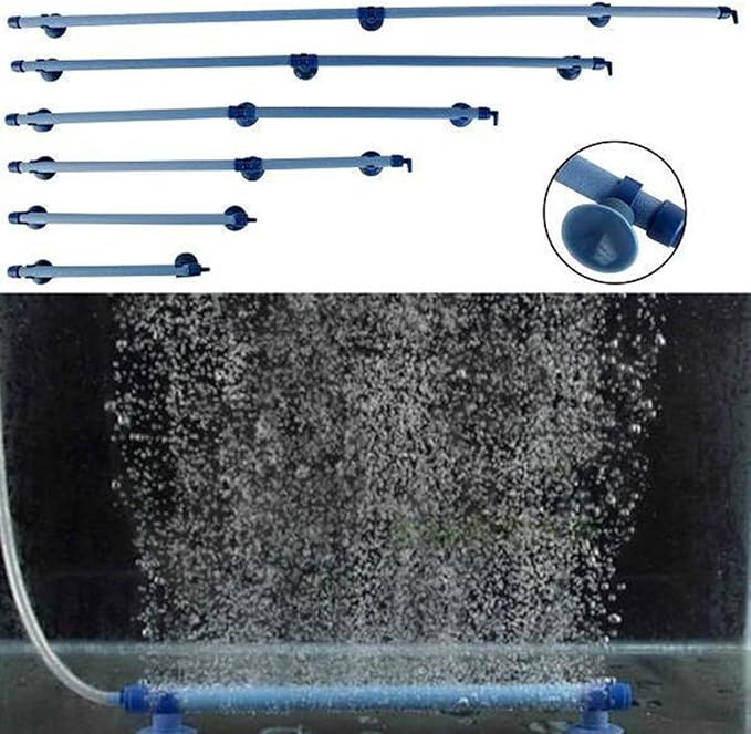 Fish for Air Bubble Air Stone for Aquarium Hydroponics with Connectors Suction Cups 7in 10in 14in 18in 23in 28