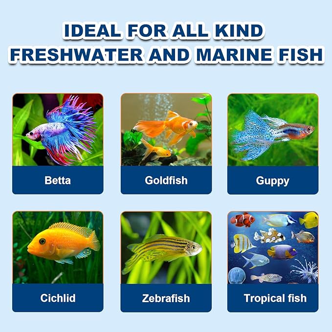 Freeze Dried Brine Shrimp Cubes -100% Pure High Protein Fish Food for Tropical, Marine & Freshwater Fish, Aquatic Turtles (4oz)