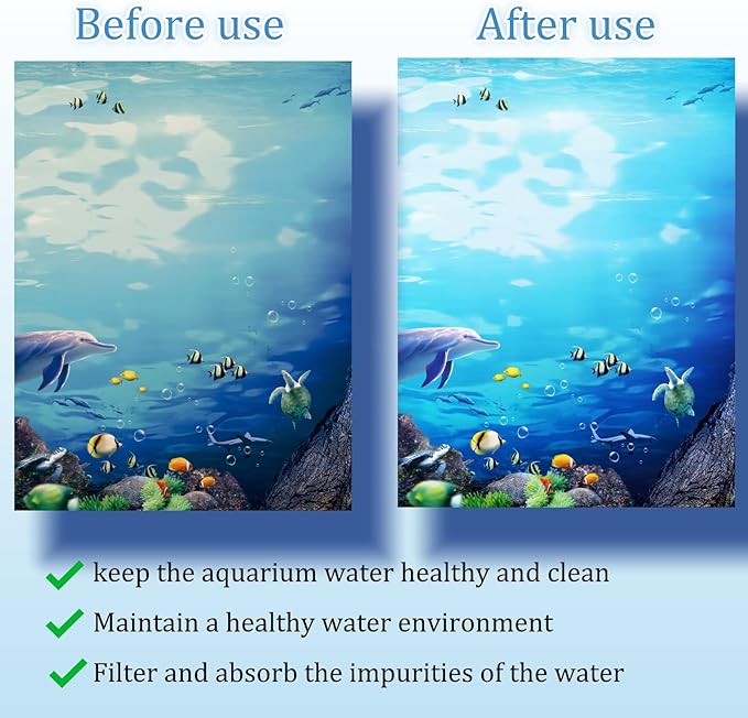 8 Pack Rite Size C Aquarium Filter Cartridges Compatible with Marineland Penguin PRO Power Filters 275/375 & Original Penguin Power Filters 200/350, EZ Change #3 Replacement Filter Cartridges