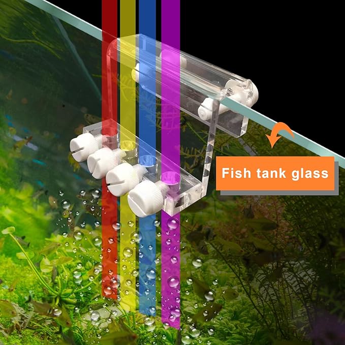 Aquarium dosing pump tubing holder Fixture,Dosing tubing holder for aquarium air pump accesories,Acrylic dosing container tube fixture holder for dosing pump(1 or 2 Pieces Pack) (1 Pieces Pack)