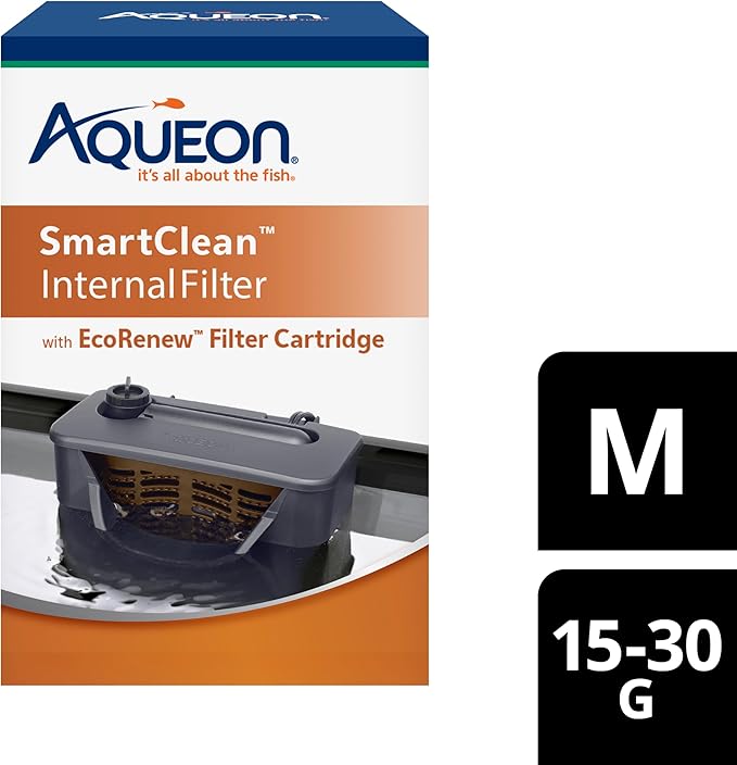 Aqueon QuietFlow Internal Filter with SmartClean Technology, Medium