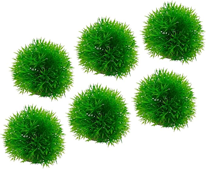 Fish Tank Aquatic Plant Artificial Plants s 6pcs Artificial Grass Green Plastic Aquarium Decorate Home Decor Faux Plant Aquarium Plastic Grass
