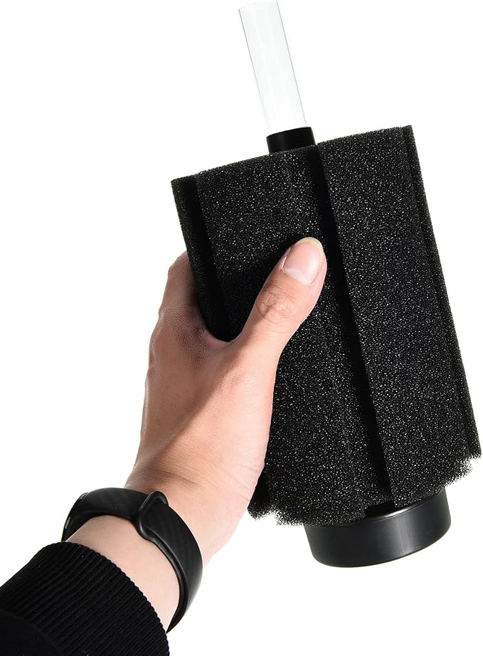 ALEGI Aquarium X Large Sponge Filter 150 Gallon,125 Gal Sponge Filter with Air Stone for Large Fish Tank (6 pcs)