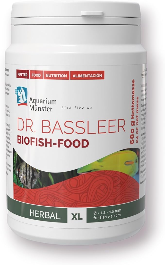 Bassleer Herbal BioFish Food - Formulated for Optimal Fish Health (X-Lrg, 680g)