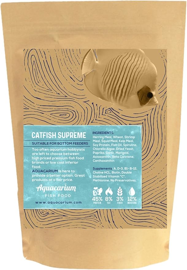 ANGIEHAIE Y.F.S. YFS Catfish Shrimp Sticks Pellets Tropical Bulk Bottom Feeder Fish Food 1/2 LB