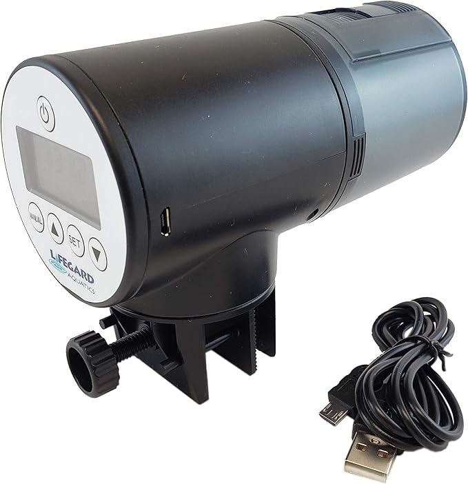 IntelliFeed Fish Feeder,Black