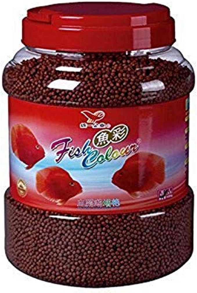 Fish Color Enhancing Red Parrot and Cichlid Fish Feed Food (Medium 1088-gram)