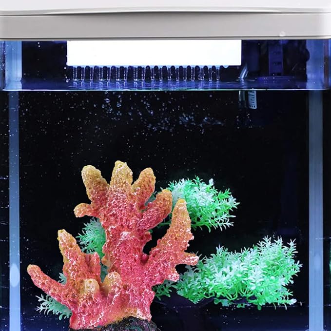 balacoo Creative Artificial Coral Reef Aquarium Decoration Realistic Resin Coral Ornament for Fresh Saltwater Fish Tank Landscape XL