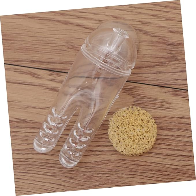 Plastic Fish Feeder with Cover for Shrimp Eggs Aquarium Automatic Feeder Easy to Use Fish Food Pants Shape