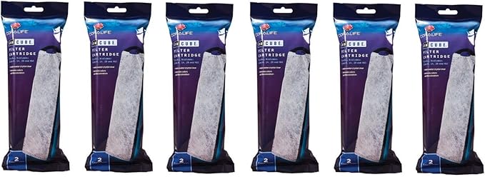 Oceanic Bio Cube Cartridges Original Filter Fits 8 14 29 HQI (2x6Pk)