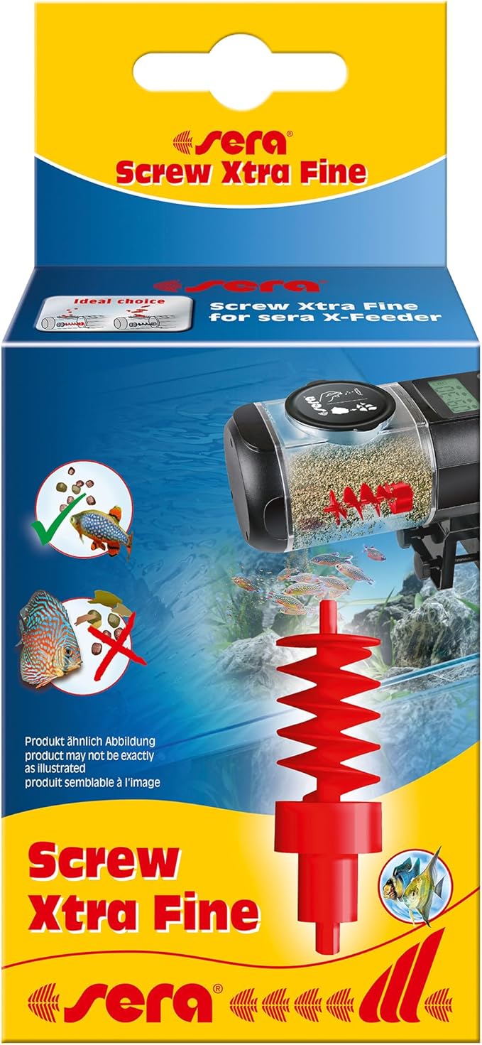 Sera X-Feeder Fish Feeder Screw, Xtra Fine