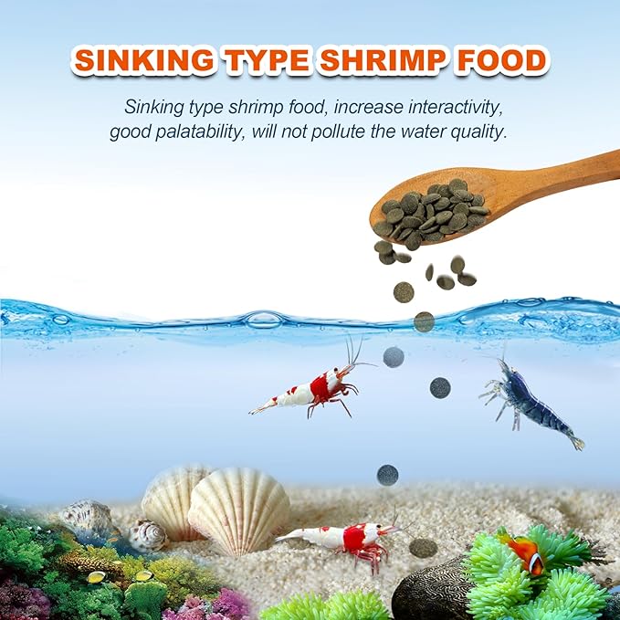 Betta Fish Food - Floating Patties Natural High Protein with 50% AntarcticKril,White Fish & Spirulina,Rich in Calcium for Betta's Vibrant Colors Fast Growth,Clean Water (4oz)