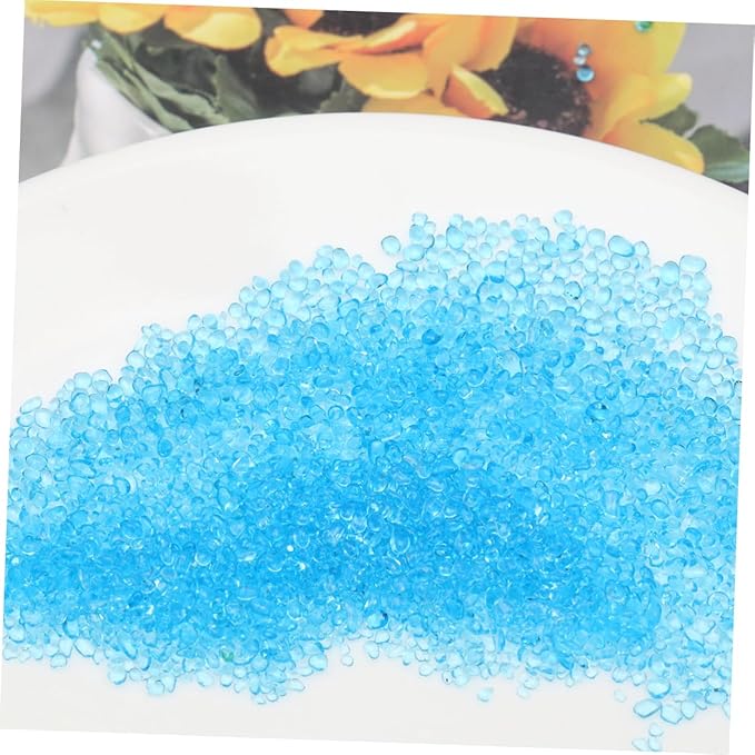 BESPORTBLE 1pack Light Glass Sand Aquarium Decorative Stones Fish Tank Bottom Gravel for Landscape Layout Safe for Fresh and for Aquascaping