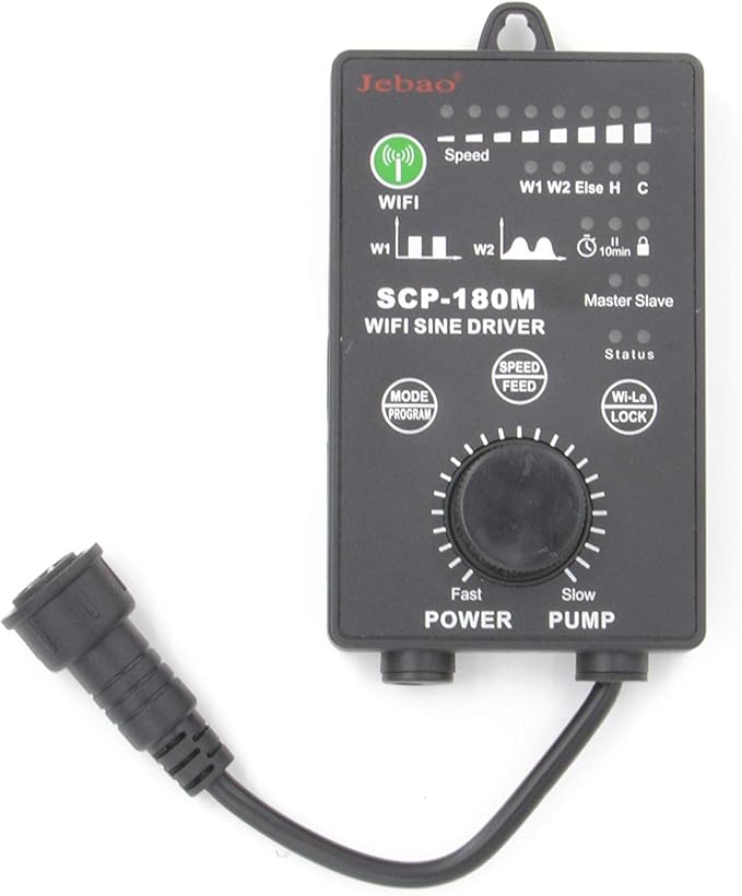 Jebao SCP WIFI Sine Cross Flow Pump Wave Maker with Controller (SCP-180M)